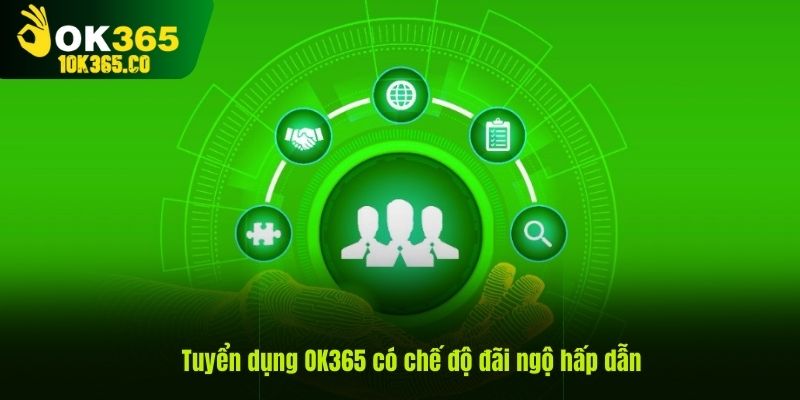 Tuyển dụng OK365 có chế độ đãi ngộ hấp dẫn